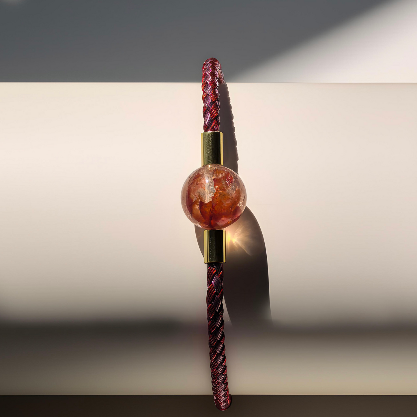 Zodiac Rooster - Red Coral Flower