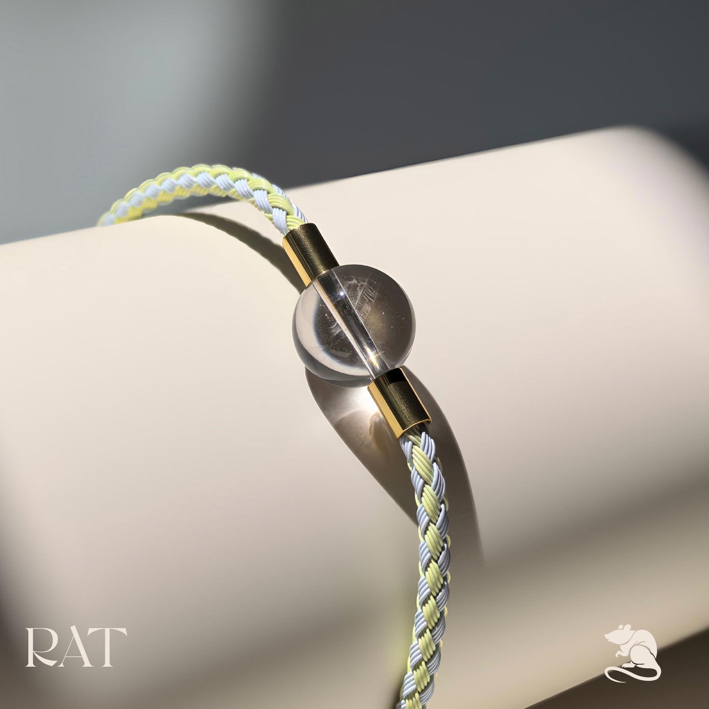 Zodiac Rat - White Crystal