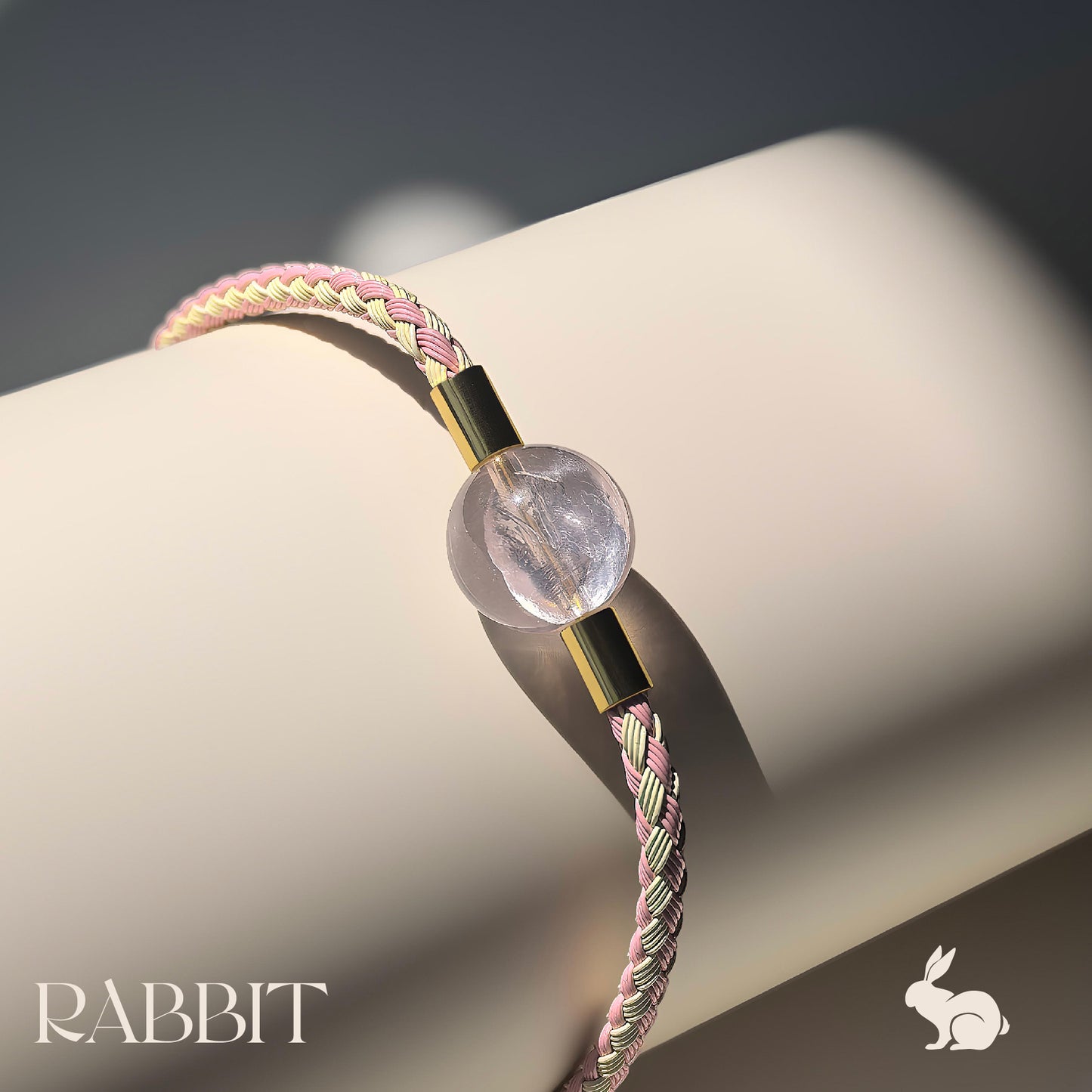 Zodiac Rabbit - Pink crystal