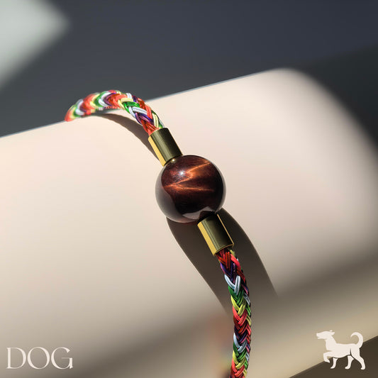 Zodiac Dog - Red Tiger Eye